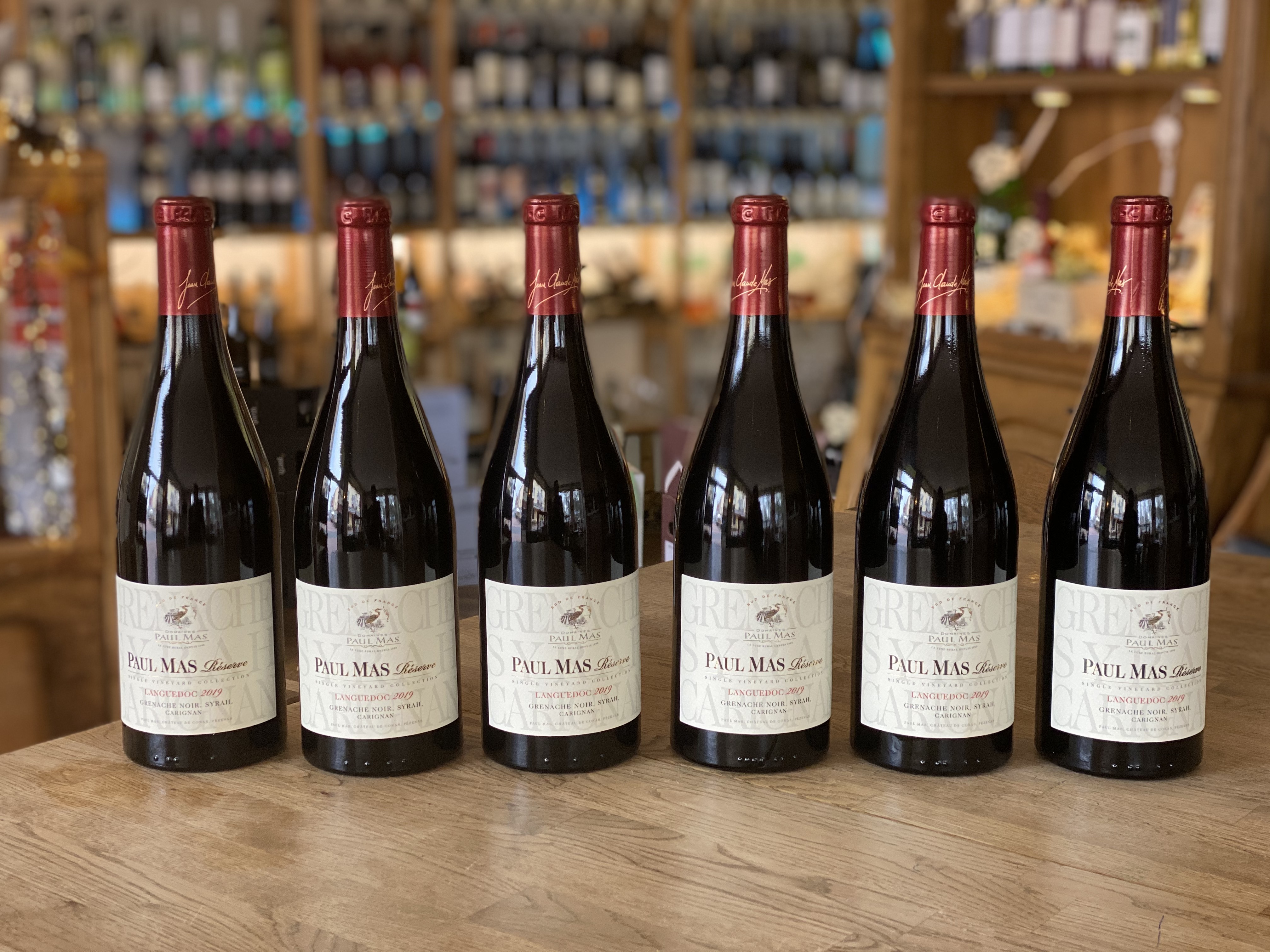 6 Flaschen Dom. Paul Mas Aop Languedoc Rouge Reserve | Domaines Paul Mas | 2019 | 0,75 Liter