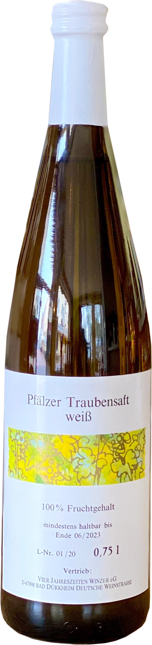 6 Flaschen Traubensaft Weiss - Weingut Palmberg