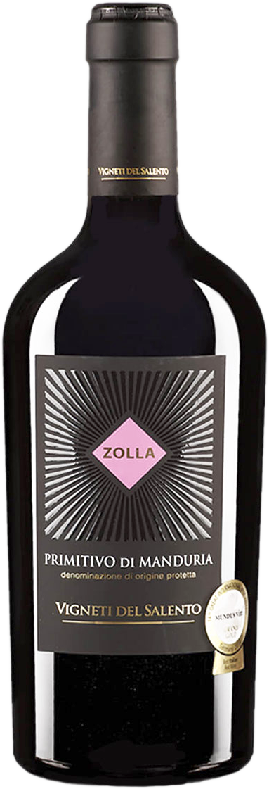 3 Flaschen Vigneti del Salento Zolla Primitivo di Manduria DOP 2020